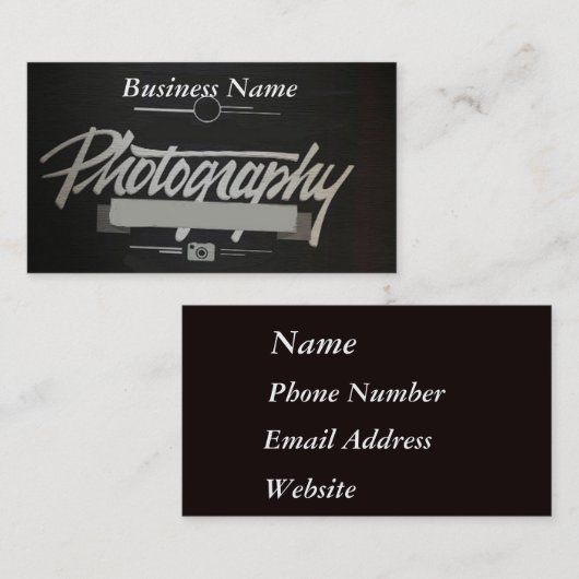 写真 名刺 (正面/裏面)