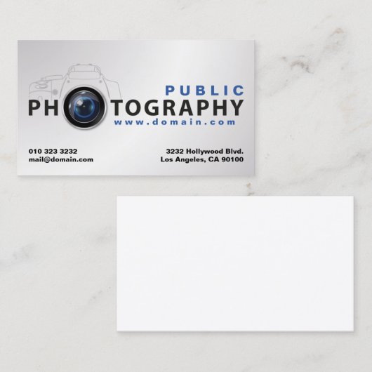 写真 名刺 (正面/裏面)