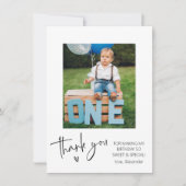 写真 子供の誕生日 サンキューカード (正面)