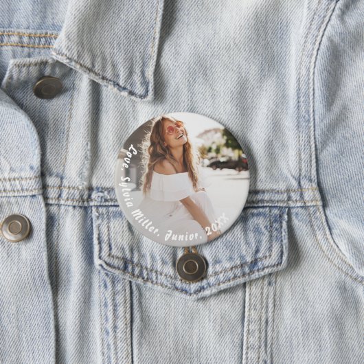 写真 | 学校パーソナライズされたの写真ボタン 缶バッジ (インサイチュ)