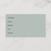 写真 広大 ヴィンテージ 地形 風景 シーニック 名刺 (裏面)