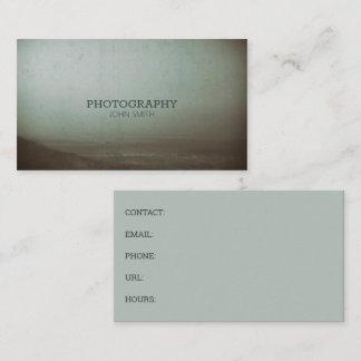 写真 広大 ヴィンテージ 地形 風景 シーニック 名刺