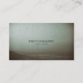 写真 広大 ヴィンテージ 地形 風景 シーニック 名刺 (正面)