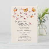 写真 彼と一緒だと胸がときめく 花嫁のシャワー 招待状 (スタンド正面)