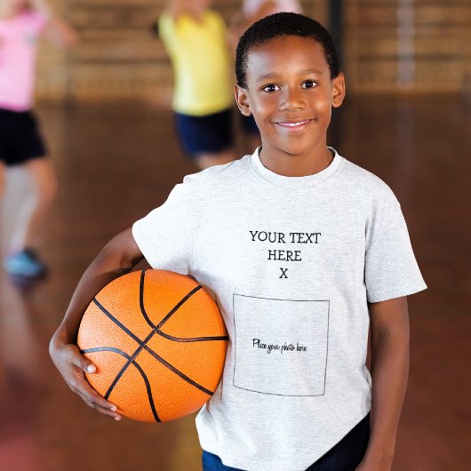 写真、文字クール- Boys Kids-Youth T-Shirt Tシャツ