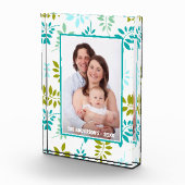 写真/文字リーフパターン フォトブロック (右)