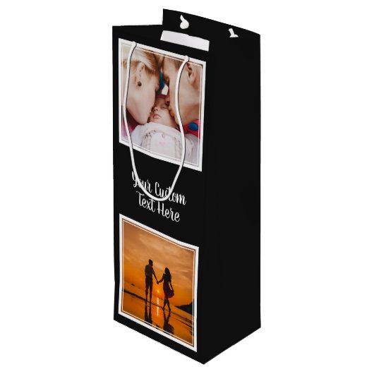 写真、文字、カラーワイン抱き枕 ワインギフトバッグ (裏面アングル)