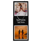 写真、文字、カラーワイン抱き枕 ワインギフトバッグ (裏面)