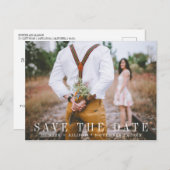 写真:日付カードの保存 インビテーションポストカード (正面/裏面)