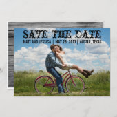 写真:日付カードの保存 セーブザデート (正面/裏面)