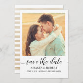 写真:日付カードの保存 セーブザデート (正面/裏面)