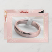 写真：日付カードの保存 セーブザデート (正面/裏面)