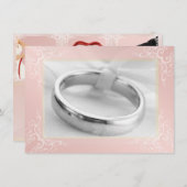 写真：日付カードの保存 セーブザデート (正面/裏面)