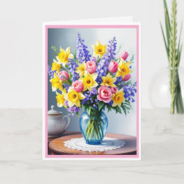 写真 春の花 ハッピーマザーズデイ カード