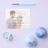 写真(横モダン線結婚) 4 チラシ (シングル)