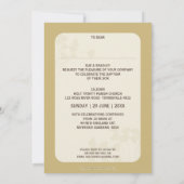 写真　洗礼式招待 :: ハートスポット６Ｐ 招待状 (裏面)