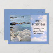 写真：海とスカイハッピーファーザーの日の青 シーズンポストカード (正面/裏面)