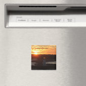 写真、灯台、日の出、ハリファックス マグネット (インサイチュ (食洗機))