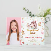 写真 生姜の家の飾り付け バースデー 招待状 (スタンド正面)