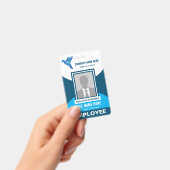 写真 病院 医療 会社 任意の色 テンプレート バッジ (手持ち)