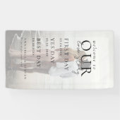 写真 私たちのラブストーリーへようこそ 横断幕 (横)