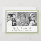 写真（紋章の）フラ・ダ・リ数々のクリスマスフォトカード シーズンカード (正面)