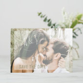 写真 結婚式の日程を保存 ウェブサイト QRコード 招待状 (スタンド正面)