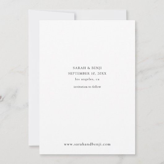 写真 – 縦書き日付と手書き入力の保存2 招待状 (裏面)