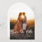 写真 – 縦書き日付と手書き入力2円弧を保存 招待状 (正面/裏面)