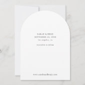 写真 – 縦書き日付と手書き入力2円弧を保存 招待状 (裏面)