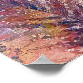 写真、美しい葉の自然この秋 ポスター (角)