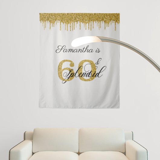 写真 背景 スタジオ 60 六十 誕生日 60歳 タペストリー