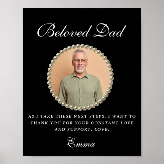 写真：花嫁ギフトのお父さん ポスター (正面)