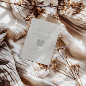 写真/詳細秋アイボリー&SageウェディングRSVPカード 招待状