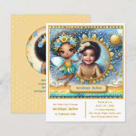 写真 誕生日 小さな 黒い 妖精 アフリカの 王女