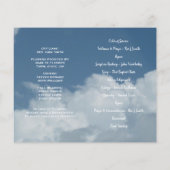 写真 追悼 葬儀 式次第 プログラム (裏面)