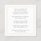 写真 追悼 記念 祈り 詩 カード (裏面)