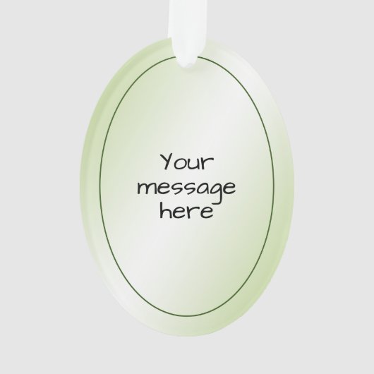 写真 – 金ゴールドエレガントの色あせたサテン オーナメント (裏面)