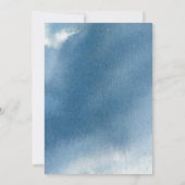 写真、青い水色と青い葉 セーブザデート (裏面)