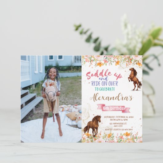 写真 馬の誕生日 馬 招待状 (スタンド正面)