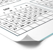 写真 2026 カレンダー を追加する ポスター (角)