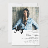 写真 30歳の誕生日招待状 招待状 (正面)