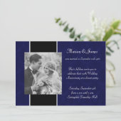 写真 50周年結婚記念パーティー 招待状 (スタンド正面)