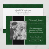 写真 50周年結婚記念日パーティー招待状 招待状 (正面/裏面)