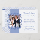 写真 50周年結婚記念日パーティー招待状 招待状 (正面/裏面)