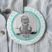 写真: 95番目の乱数パターンティール(緑がかった色) 缶バッジ (インサイチュ)