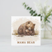 *～* 写真 AP72 ママベア キューブ 母の日のカード シーズンカード (スタンド正面)