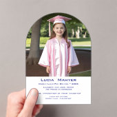 写真 – arch - pre-school graduation アクリル招待状 (インサイチュ (ポータブル))