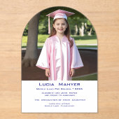 写真 – arch - pre-school graduation アクリル招待状 (正面)