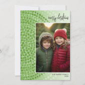 写真 – Bohemian Dot Circle – 緑ファンキー シーズンカード (正面)
